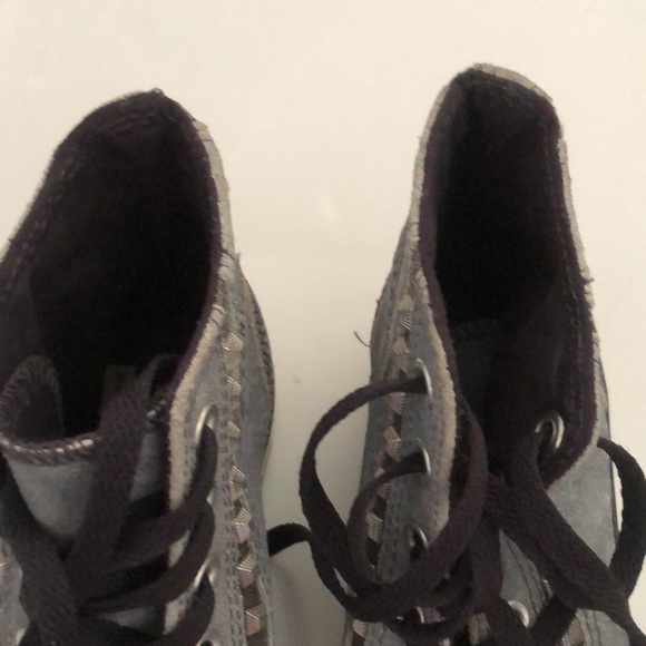 Convers All ⭐️ Star Blue Suede Size 7 - Picture 5 of 9